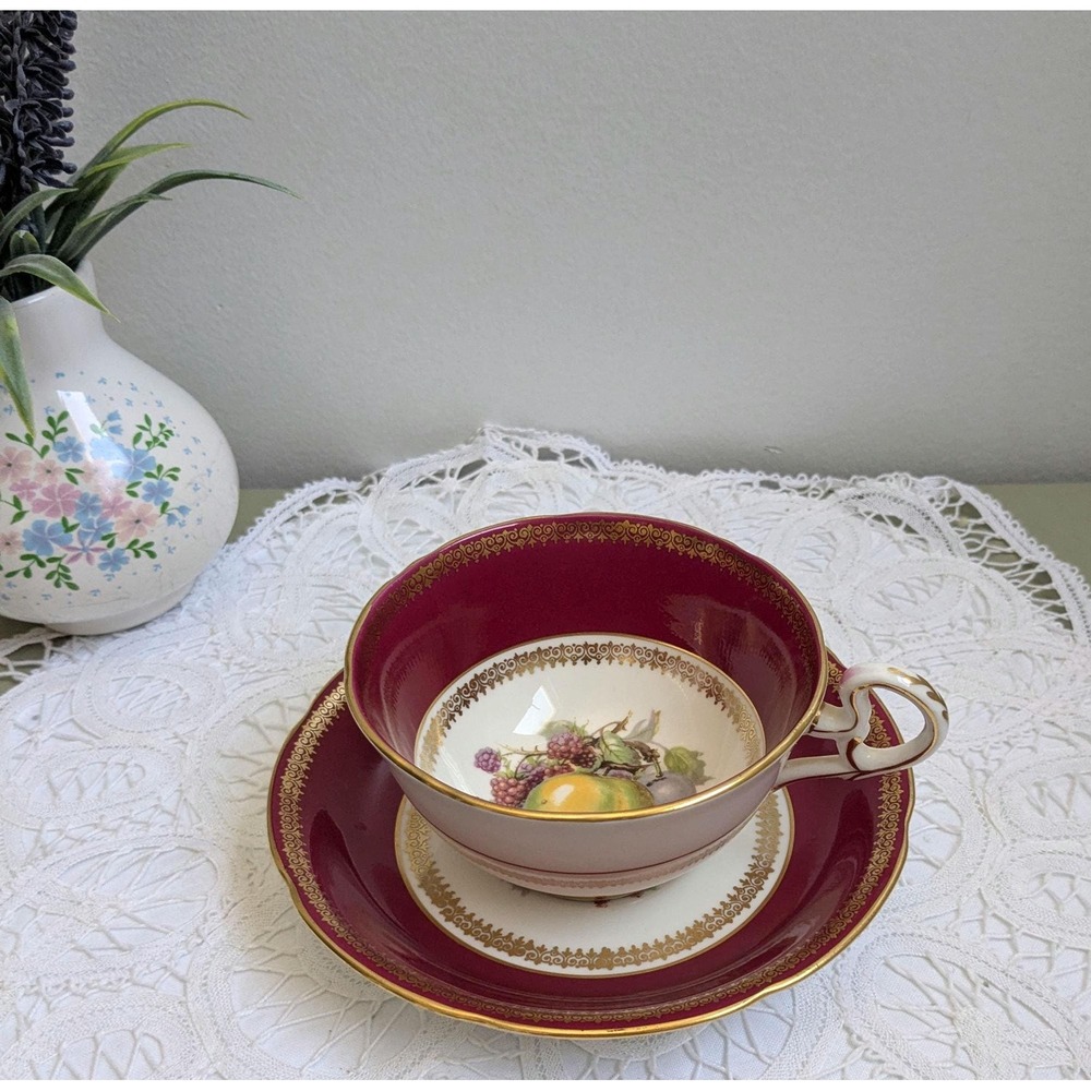 Vintage Royal Grafton Bone China Teacup and Saucer, Made in England